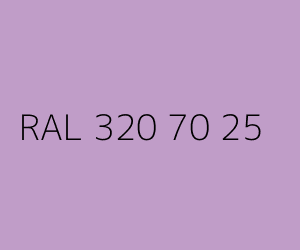 Couleur RAL 320 70 25 