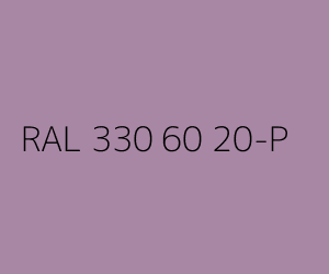 Couleur RAL 330 60 20-P 