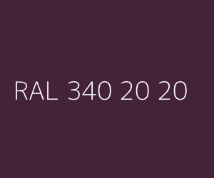 Couleur RAL 340 20 20 