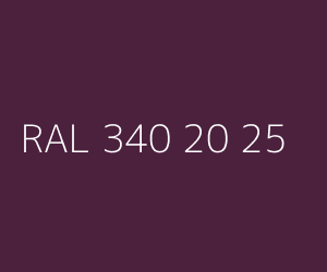 Couleur RAL 340 20 25 