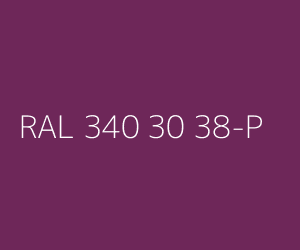 Couleur RAL 340 30 38-P 