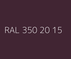 Couleur RAL 350 20 15 