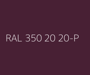 Couleur RAL 350 20 20-P 