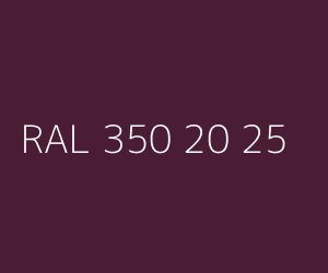 Couleur RAL 350 20 25 