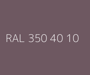 Couleur RAL 350 40 10 