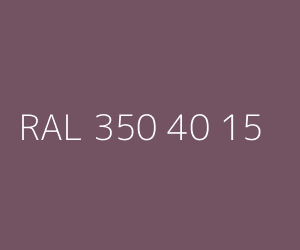Couleur RAL 350 40 15 