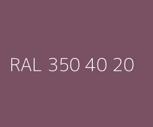 Couleur RAL 350 40 20 