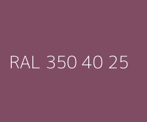 Couleur RAL 350 40 25 