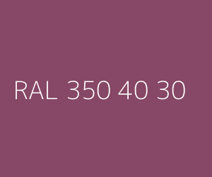 Couleur RAL 350 40 30 