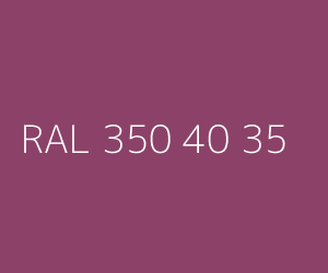 Couleur RAL 350 40 35 