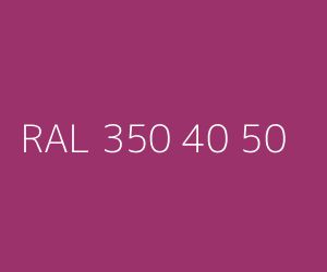 Couleur RAL 350 40 50 