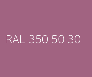Couleur RAL 350 50 30  Couleur RAL 350 50 30