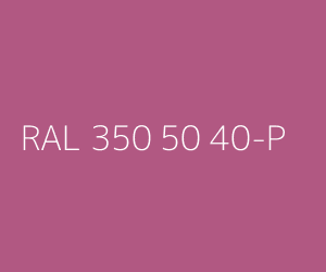 Couleur RAL 350 50 40-P 
