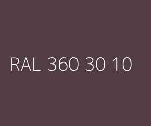 Couleur RAL 360 30 10 