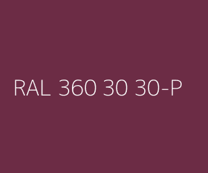 Couleur RAL 360 30 30-P 
