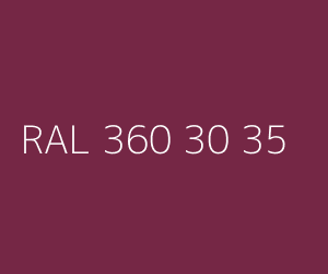 Couleur RAL 360 30 35 