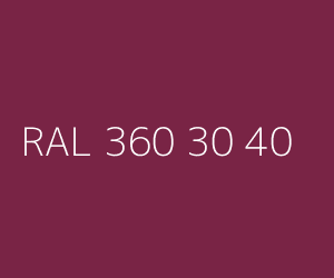 Couleur RAL 360 30 40 