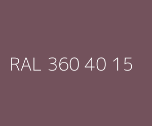 Couleur RAL 360 40 15 