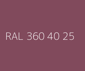 Couleur RAL 360 40 25 