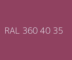 Couleur RAL 360 40 35 