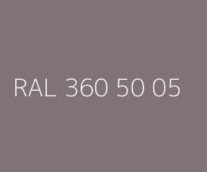 Couleur RAL 360 50 05 