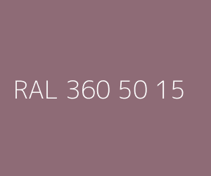 Couleur RAL 360 50 15 