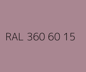 Couleur RAL 360 60 15 