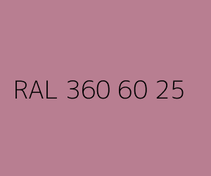 Couleur RAL 360 60 25 