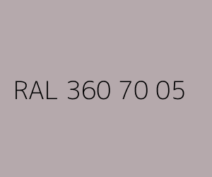 Couleur RAL 360 70 05 