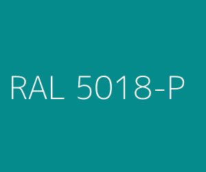 Couleur RAL 5018-P BLEU TURQUOISE