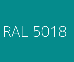 Couleur RAL 5018 BLEU TURQUOISE