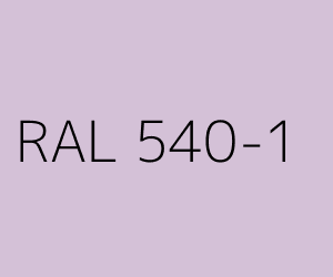 Couleur RAL 540-1 
