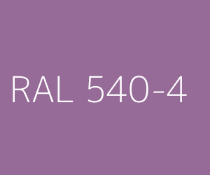 Couleur RAL 540-4 