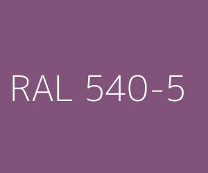 Couleur RAL 540-5 