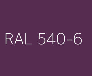 Couleur RAL 540-6 