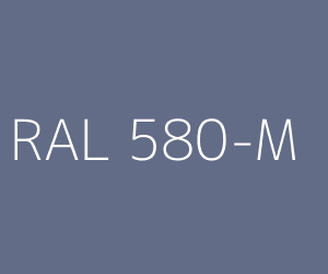 Couleur RAL 580-M 