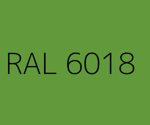 Couleur RAL 6018 VERT JAUNE Couleur RAL 6018 VERT JAUNE