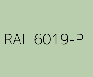 Couleur RAL 6019-P VERT BLANC
