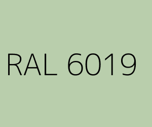 Couleur RAL 6019 VERT BLANC