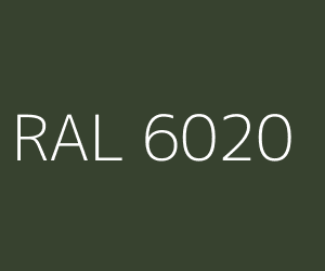 Couleur RAL 6020 VERT OXYDE CHROMIQUE Couleur RAL 6020 VERT OXYDE CHROMIQUE