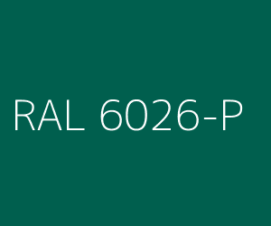 Couleur RAL 6026-P VERT OPALE