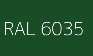Couleur RAL 6035