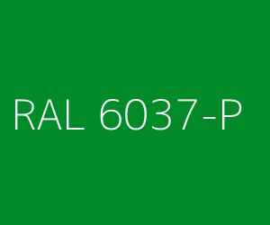 Couleur RAL 6037-P VERT PUR