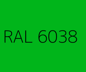Couleur RAL 6038 VERT BRILLANT