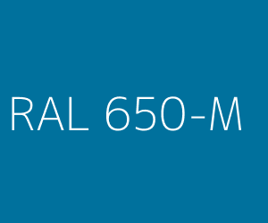 Couleur RAL 650-M 