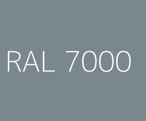 Couleur RAL 7000 GRIS PETITGRIS