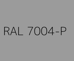 Couleur RAL 7004-P GRIS DE SéCURITé
