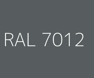 Couleur RAL 7012 GRIS BASALTE