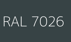 Couleur RAL 7026