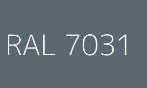 Couleur RAL 7031